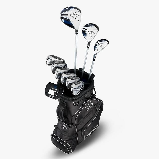 Callaway XT 11PC Black golfowy zestaw dziecięcy, 147-175cm