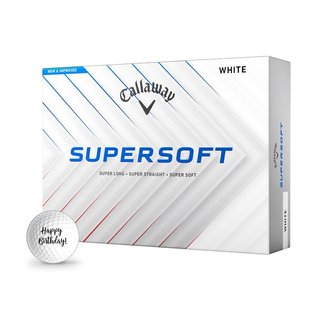 LIMITED - Callaway Supersoft HAPPY BIRTHDAY piłki golfowe
