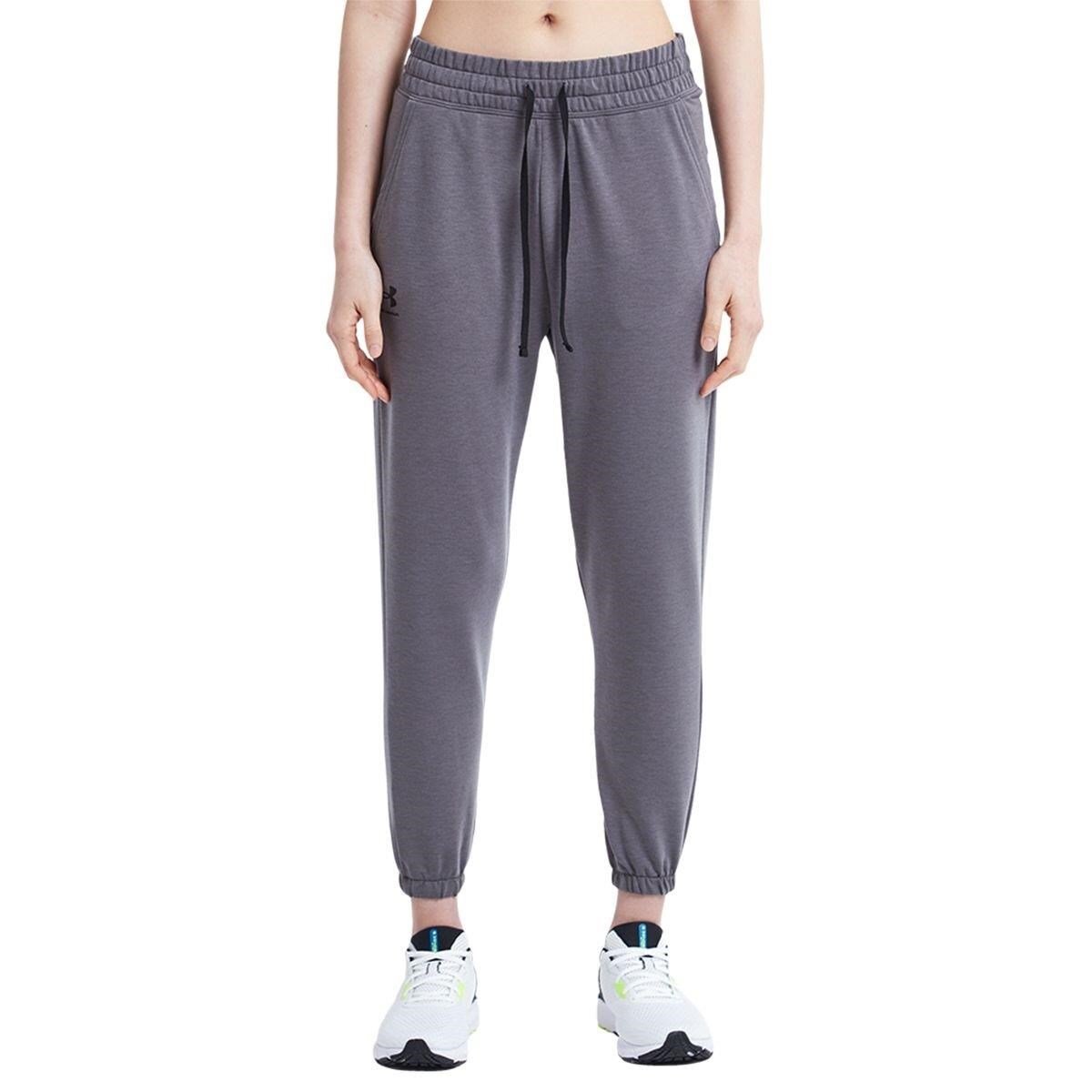 Under Armour Rival Terry Jogger damskie spodnie dresowe, szare