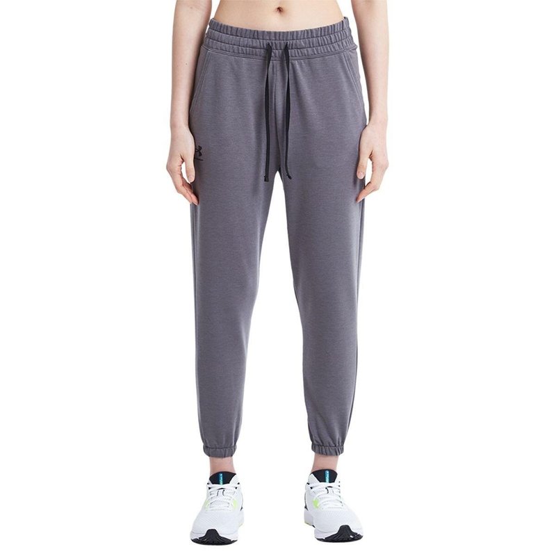 Under Armour Rival Terry Jogger damskie spodnie dresowe, szare