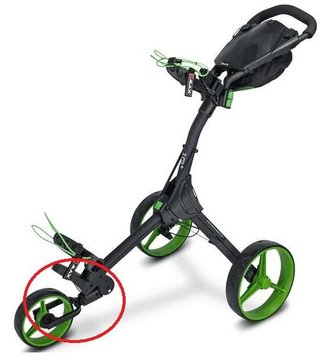 Big Max IQ+ Front Fork przedni widelec zamienny, limetkowo/czarny