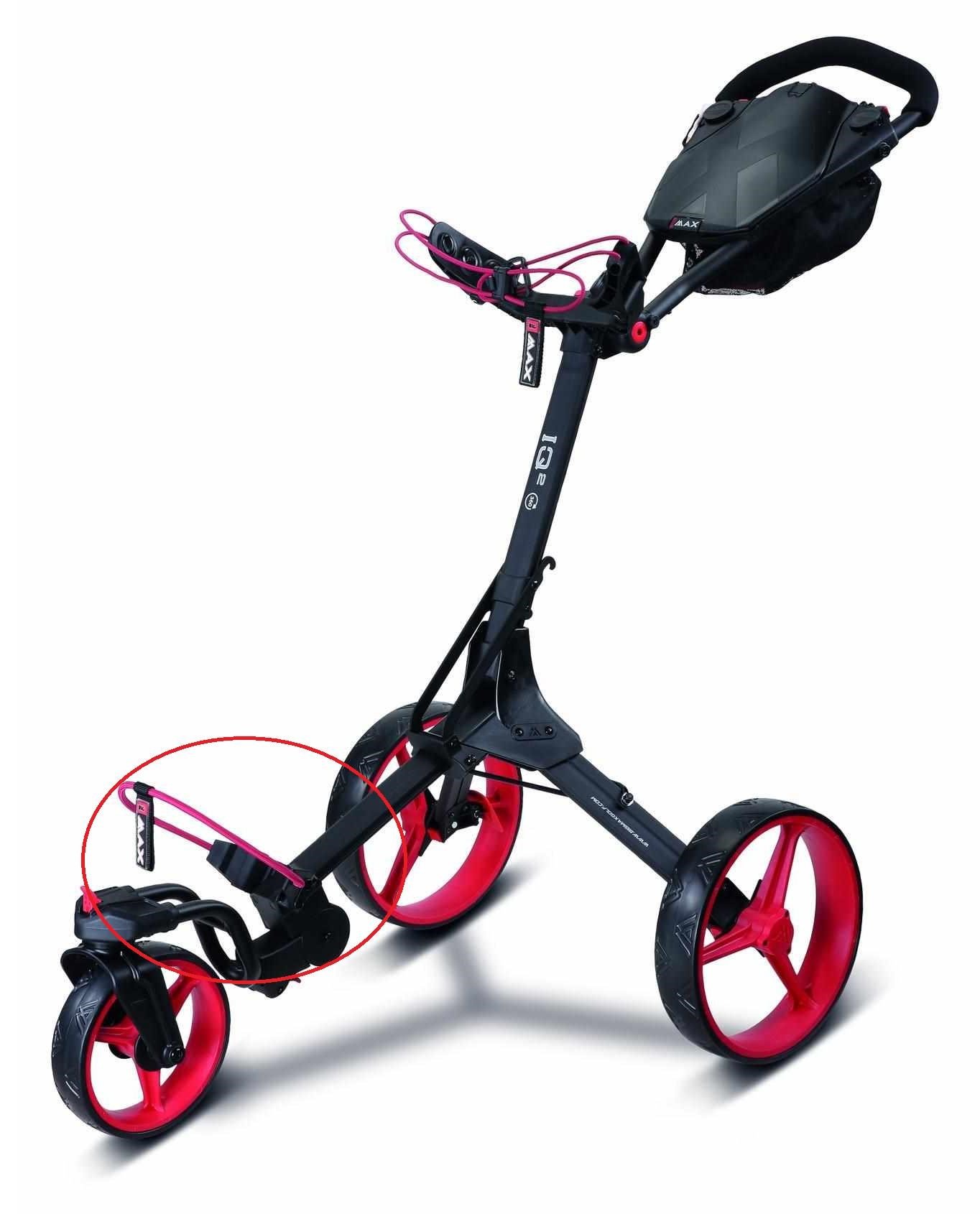 Big Max IQ 360 Lower Bag Holder zapasowy dolny uchwyt na bag, czerwony