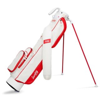 Sunday Golf Loma pencil bag, biało/czerwony