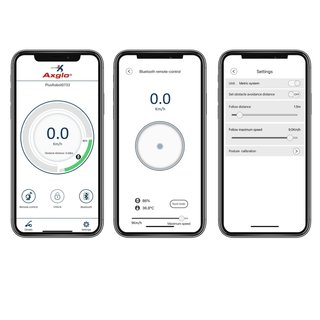 Axglo e5 wózek elektryczny, czarny