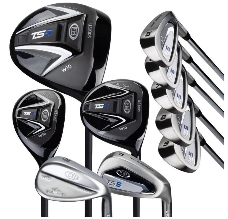 U.S. Kids Golf TS5-57 (145cm) 10-Club golfowy zestaw dziecięcy, stal