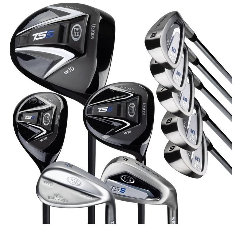 U.S. Kids Golf TS5-57 (145cm) 10-Club golfowy zestaw dziecięcy, stal