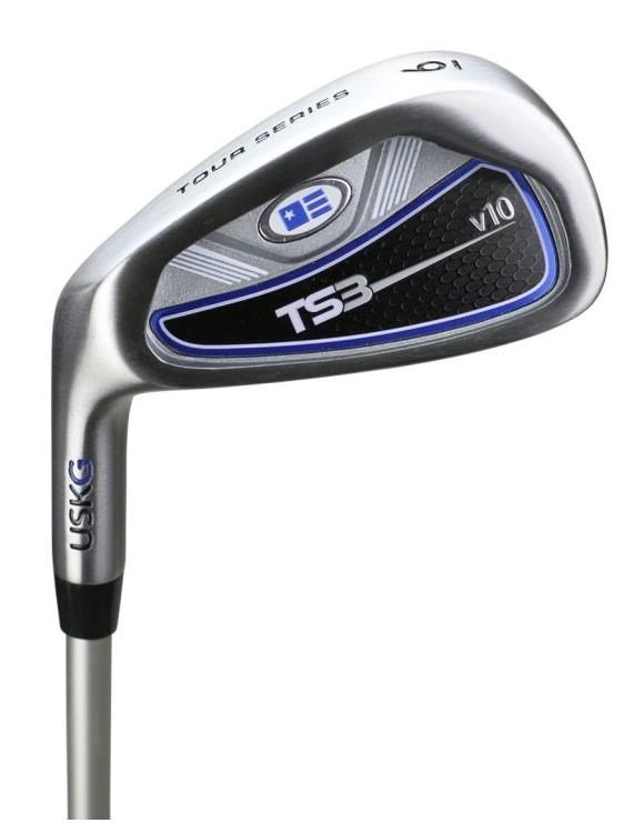 U.S. Kids Golf TS3-57 (145cm) WT10 iron dla juniora, grafit