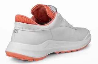 Ecco Core Boa damskie buty golfowe, white/burnt coral