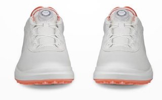Ecco Core Boa damskie buty golfowe, white/burnt coral