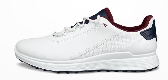 Ecco S-Casual męskie buty golfowe, biało/granatowe
