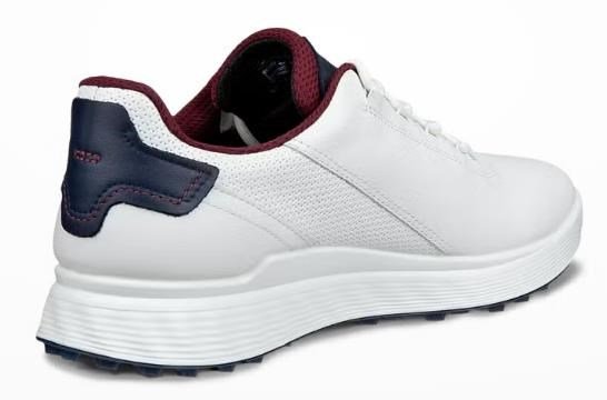Ecco S-Casual męskie buty golfowe, biało/granatowe
