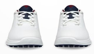 Ecco S-Casual męskie buty golfowe, biało/granatowe