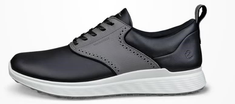 Ecco S-Casual męskie buty golfowe, czarno/szare