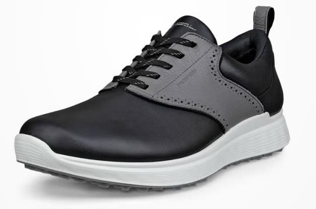 Ecco S-Casual męskie buty golfowe, czarno/szare