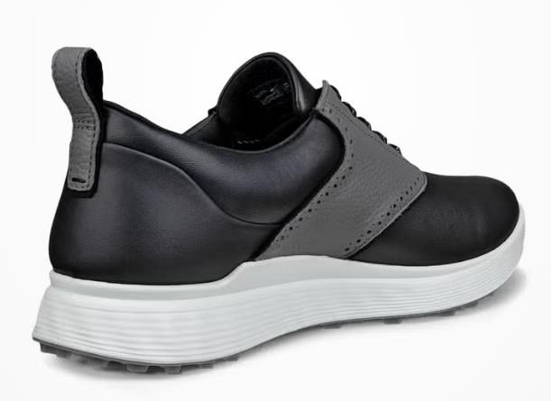 Ecco S-Casual męskie buty golfowe, czarno/szare