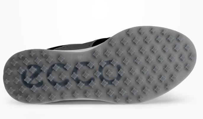 Ecco S-Casual męskie buty golfowe, czarno/szare