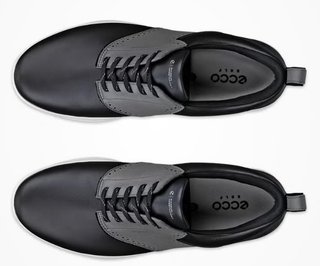 Ecco S-Casual męskie buty golfowe, czarno/szare