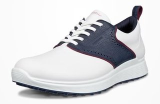 Ecco S-Casual męskie buty golfowe, biało/granatowe