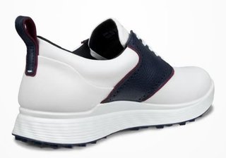 Ecco S-Casual męskie buty golfowe, biało/granatowe