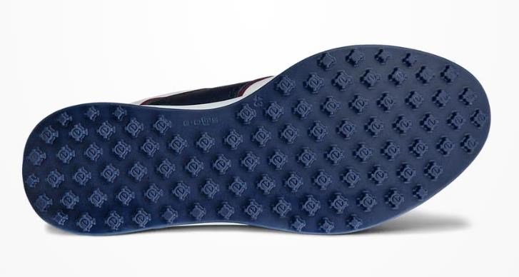 Ecco S-Casual męskie buty golfowe, biało/granatowe