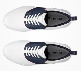 Ecco S-Casual męskie buty golfowe, biało/granatowe