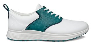 Ecco S-Casual męskie buty golfowe, white/baygreen