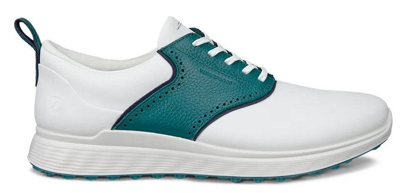 Ecco S-Casual męskie buty golfowe, white/baygreen