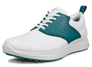 Ecco S-Casual męskie buty golfowe, white/baygreen