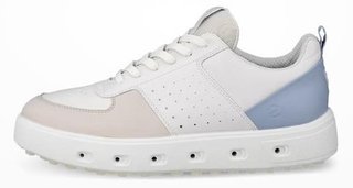 Ecco Golf Street 720 damskie buty golfowe, gravel/white/dusty blue