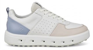 Ecco Golf Street 720 damskie buty golfowe, gravel/white/dusty blue