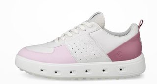 Ecco Golf Street 720 damskie buty golfowe, white/blush/blossom rose