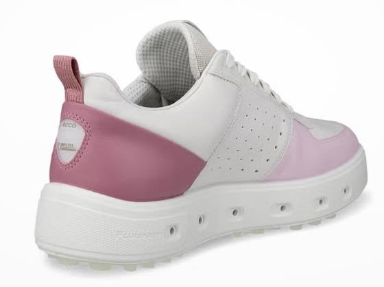 Ecco Golf Street 720 damskie buty golfowe, white/blush/blossom rose