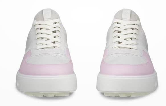 Ecco Golf Street 720 damskie buty golfowe, white/blush/blossom rose