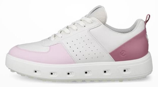Ecco Golf Street 720 damskie buty golfowe, white/blush/blossom rose