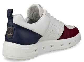 Ecco Street 720 męskie buty golfowe, dark ruby/white/marine