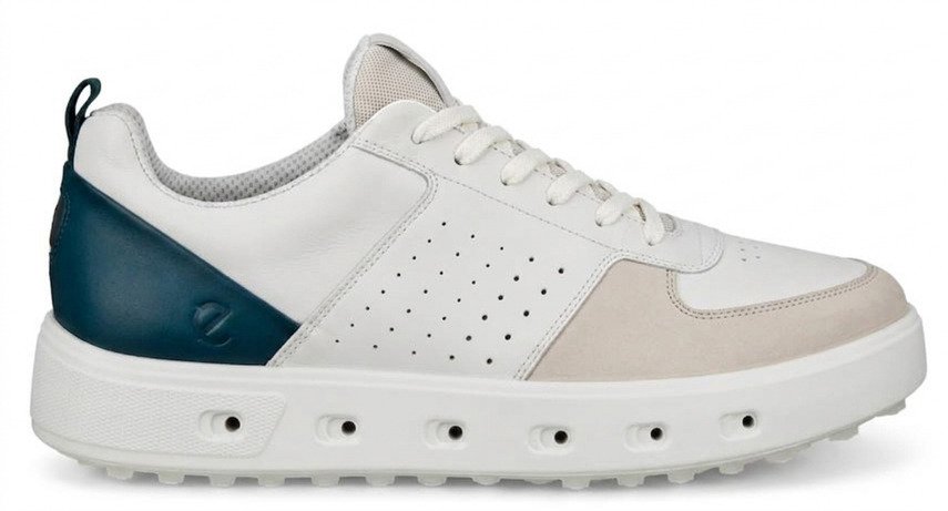 Ecco Street 720 męskie buty golfowe, gravel/white/baygreen