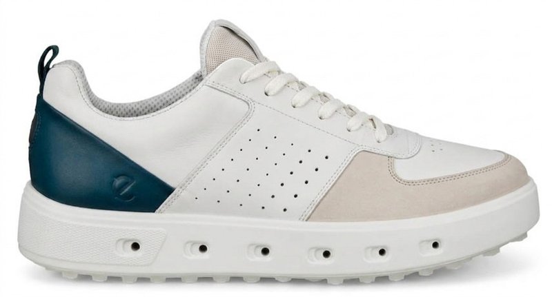 Ecco Street 720 męskie buty golfowe, gravel/white/baygreen