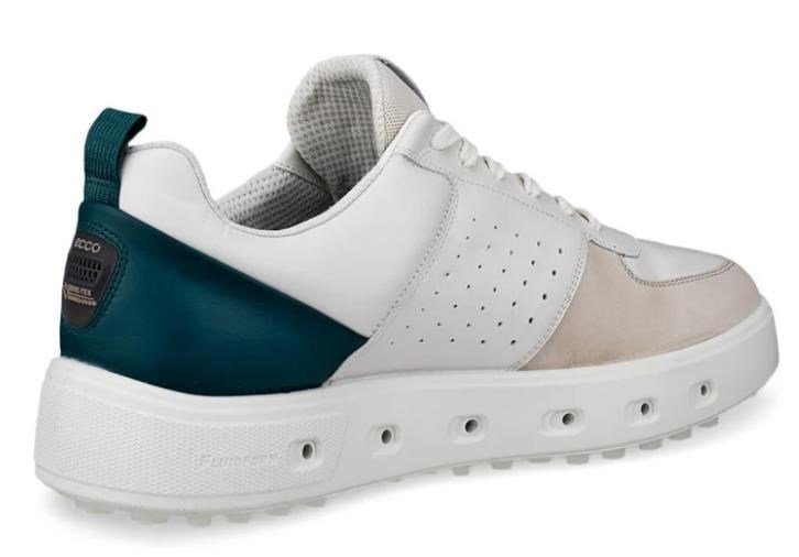 Ecco Street 720 męskie buty golfowe, gravel/white/baygreen