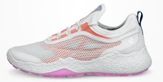 Ecco Biom H5 damskie buty golfowe, white/burnt coral