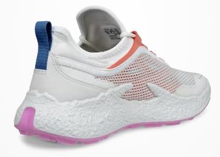 Ecco Biom H5 damskie buty golfowe, white/burnt coral