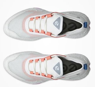 Ecco Biom H5 damskie buty golfowe, white/burnt coral