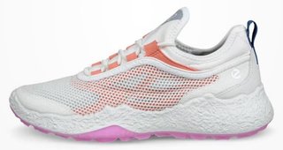 Ecco Biom H5 damskie buty golfowe, white/burnt coral