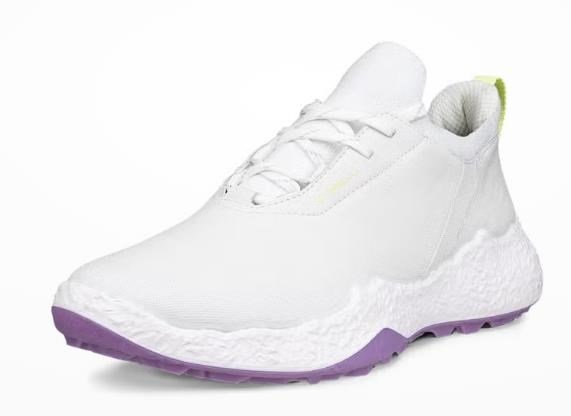 Ecco Biom H5 damskie buty golfowe, white/lavender mist