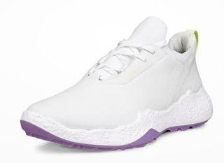 Ecco Biom H5 damskie buty golfowe, white/lavender mist