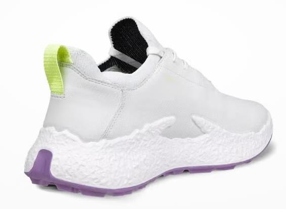 Ecco Biom H5 damskie buty golfowe, white/lavender mist