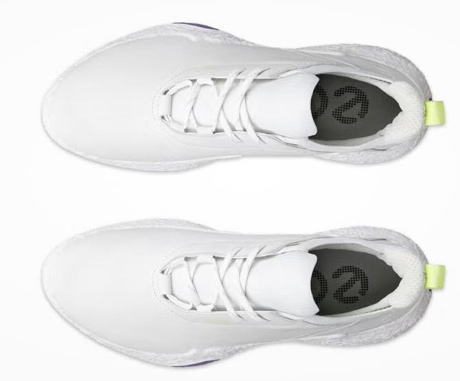 Ecco Biom H5 damskie buty golfowe, white/lavender mist