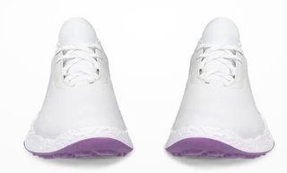 Ecco Biom H5 damskie buty golfowe, white/lavender mist