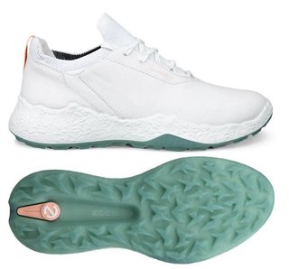 Ecco Biom H5 damskie buty golfowe, white/sedum green