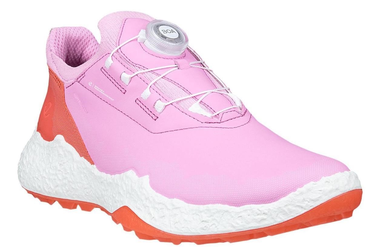 Ecco Biom H5 BOA damskie buty golfowe, lilac chiffon/burnt coral