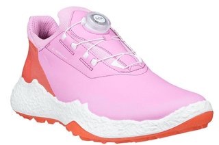Ecco Biom H5 BOA damskie buty golfowe, lilac chiffon/burnt coral